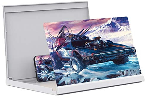 ARCH 3D Faltbare Bildschirm Vergrößerungsglas Mit Screen Amplifier, Handy Bildschirmlupe for Handy, Handy-Projektor, Telefonbildschirm-Vergrößerer Kompatibel Mit Allen Smartphones