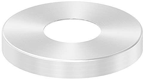 FeNau - Rosette - Maße: 105x15 - für Rundrohr 43 mm - aus Edelstahl: V4A - passgenaue Installation und präzises Finishing für Rohre