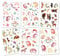 Pandawal® Tattoo für Kinder Tattoos 6er Set Mädchen Fee Regenbogen perfekt für Kindergeburtstag Party Mitgebsel Hautfreundliche Temporäre Kindertattoos