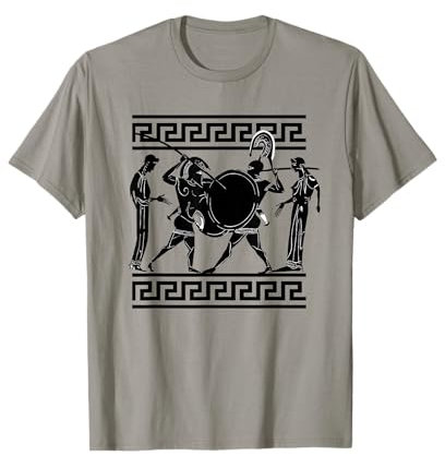 Guerriers combattant des amphores de la Grèce antique T-Shirt