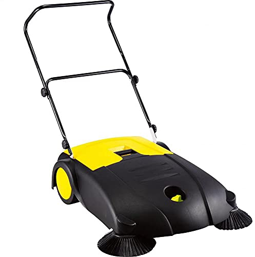 Syntrox Germany Kehrmaschine mit 2 Kehrbürsten 80 cm