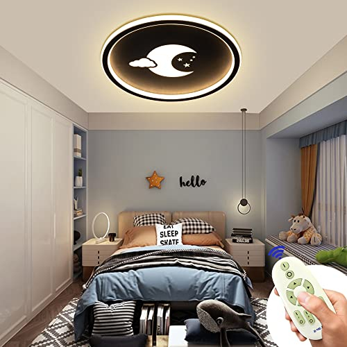 MIWOOHO LED Deckenleuchte Dimmbar 54W Moderne LED Deckenlampe mit 2.4G Fernbedienung für Schlafzimmer Wohnzimmer 3000K-6500K
