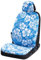 Walser Autositzbezug Tropical Hawaii, 1 Vordersitzbezug, Universal PKW-Einzelsitzbezug, Auto-Schonbezug Tropical-Design, Motiv Sitzbezug, Design Autositzschoner blau/weiß