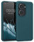kwmobile Custodia Compatibile con ASUS Zenfone 10 / Zenfone 9 Cover - Back Case per Smartphone in Silicone TPU - Protezione Gommata - petrolio