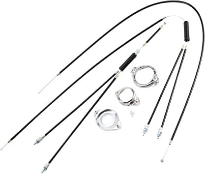 For BMX Bike Gyro System Brake Cables Full Set For BMX Gyro Brake Cables Complete Set Front Rear Upper Lower Spinner Rotor Motorcycle Brake Hose