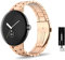 ZoRoll Armband Kompatibel mit Google Pixel Watch 3 41mm/Google Pixel Watch 2, Edelstahl Metal Ersatzarmband Herren & Damen Kompatibel mit Google Pixel Watch 2 / Google Pixel Watch - Roségold