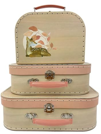 EGMONT TOYS Kofferset REH, 3teilig, für Kinder