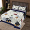 Loussiesd Cartoon Auto Bettüberwurf Ausrüstung LKW Tagesdecke 170x210cm für Kinder Jungen Mädchen Dekor Baugewerbe Site Autos Steppdecke Mikrofaser Wohndecke Schlafzimmer Doppelbett Gesteppt