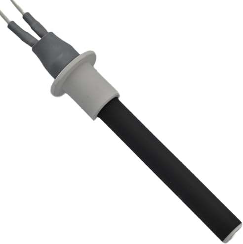 Bougie céramique d'allumage pour poêle à granulé compatible MCZ/CADEL (96/76mm - Ø11,55mm - 300 W - bride)