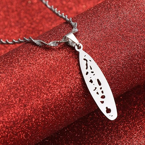 ALTCIRNMD Mode Umriss Malediven Karte Anhänger Halskette Für Frauen Mädchen Flagge Malediven Party Schmuck Geschenke Malediven Karte Halskette Malediven Halskette Malediven Schmuck Für Frauen
