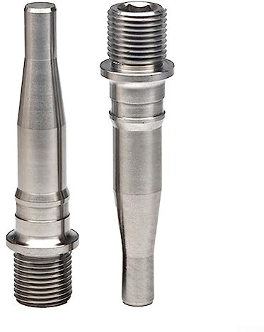 SPORTARC Fahrrad Pedal Spindeln, Fahrrad Pedal Achse, Legierung TC4/GR5 Bike Pedal Spindel Achse Kompatibel mit Look KEO Serie für Road Pedal