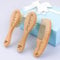 Personalized Baby Hair Brush and Comb Set for Newborn - Custom Wooden Toddler Set With Soft Goat Bristle, Cradle Cap Brush Perfect for Baby Registry (B)