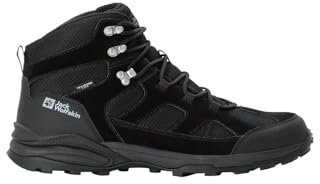 Jack Wolfskin Herren Trail Hiker Texapore MID M Wanderschuh, Black, 41 EU