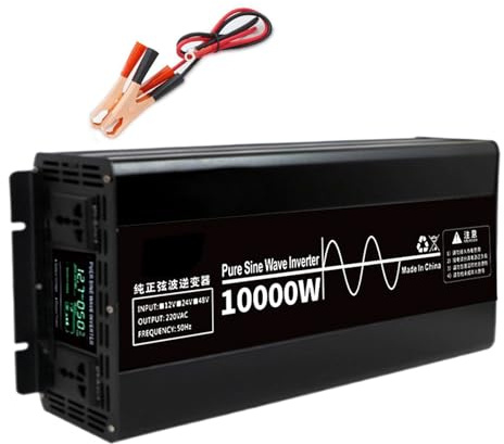 Voltage Converter 4500W 7000W 10000W Inverter 12V 24V 48V to 110V 220V Voltage Converter Inverter converte with Socket for Car Device,10000W-24V