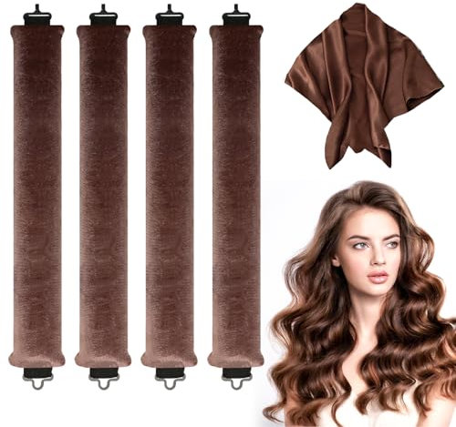 Boudin Cheveux Boucles Sans Chaleur, Heatless Hair Curlers, Rouleau Cheveux Boucleur Sans Chaleur, Ruban à Friser Overnight Blowout, Bigoudis Cheveux Pour Tous Les Types de Cheveux