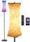 Amedelne RGBW Lampada da Terra Soggiorno, Piantana Modern Intelligente, 12W Lampada da Terra Dimmerabile con Telecomando, in Tessuto, Luce Ambiente per Festa, Gaming Room Camera-Quadrato
