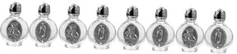 Alipis 4 Sätze Geprägte Weihwasserflasche Katholische Weihwasserflaschen Selah-wasserflasche Aus Weihwasserbehälter Small Water Bottle Dekorative Wasserflasche Kleine Flaschen 2 Stück * 4
