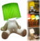 Modest Mike Naughty Night Lamp, Modest Mike Lamp, Lustiges LED Tischleuchte, Ein kleiner schüchterner Mann Lampe, Kreative Kleinen Tischleuchte Mit Schirm, Romantische LED Nachttischlampe (Grün-B)