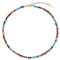 COAI Choker Perlenkette aus 7 Chakra Bunt Kristall Halskette für Damen