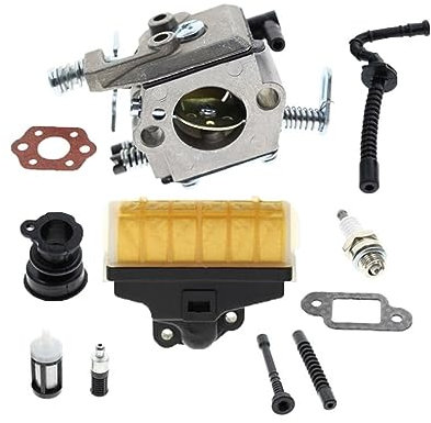 carburador para cortadora de césped de jardín para Stihl MS210 MS230 MS250 021 023 025 Motosierra cortacésped Herramientas eléctricas carburador Kit de Filtro de Aire