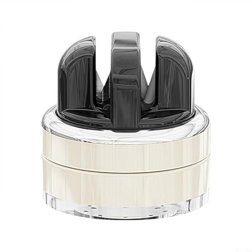 Lecreatekit Compact Kitchen Gadget Suction Cup Sharpener for Everyday Sharpness (Black)