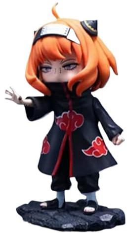 Anya Ninja Stehende Anya Forger Figur, Anime-Figur, 15 cm, handgefertigt, aus PVC, für Cosplay, Videospiel, Dekoration, Bastelgeschenk (Orange)