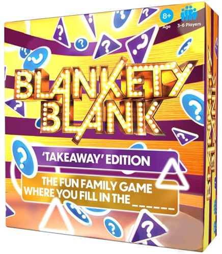 New TV Board Games for Kids, Family Board Games with Open the Boxes, Face the Banker, Beat the Odds, Kids Toys for 3-6 Players, Family Educational Toys Birthday Gifts for Boys Girls. (Blankety Blank)