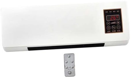 Mini Condizionatore a Parete, Condizionatore Portatile con Timer Intelligente da 8 Ore, Dispositivo di Riscaldamento Efficiente, con Funzione di Vento Naturale, 220 V, per Casa Appartamento Ufficio