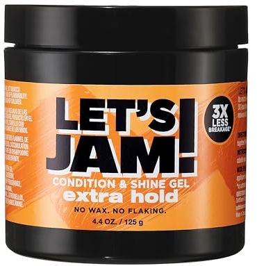 Lets Jam Shine & Conditioner Gel Extra Hold 118 ml Jar (Haargel)