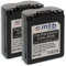 2X Batterie Compatible avec Panasonic CGA/CGR-S006, DMW-BMA7, Compatible avec Lumix DMC-FZ7, FZ8, FZ18, FZ28…