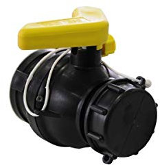 Vanne à bille 56mm avec écrou flottant et joints LDPE