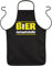 Goodman Design Schürze Bier Sprüche - lustige Partyschürze : Bier/Bier Anlaufstelle - Kochschürze schwarz