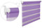 DOPPELROLLO DUOROLLO 90 CM BREIT 150 CM LANG Lila INKL. SEILZUG FENSTERROLLO KLEMMROLLO JALOUSIE