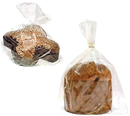 PZ 100 Sacchetti PLP CM 40 X 50 per CONFEZIONARE PANETTONI, PANDORO E Colombe Busta per Alimenti