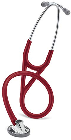 3M™ Littmann® Master Cardiology™ Stethoskop mit Kostenlos Lasergravur (Schwarz - Smoke 2176)