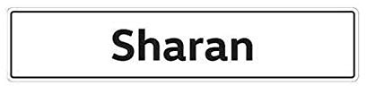 Volkswagen 7N0071801A License Plate Number Plate with Sharan Lettering
