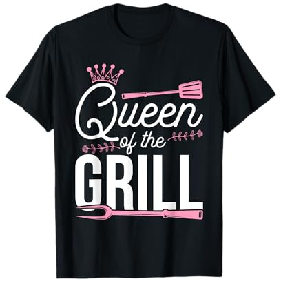 Queen Of The Grill Smoked Meat BBQ Barbecue T-Shirt