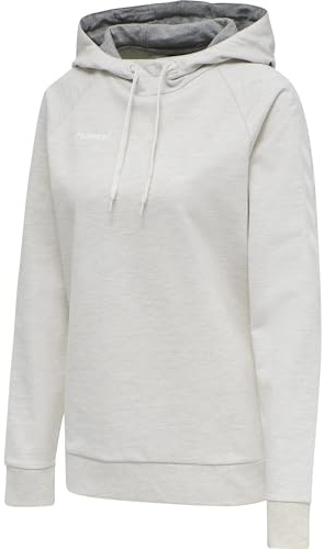 Hummel HmlGO Cotton Hoodie Woman, EGRET Melange, XL