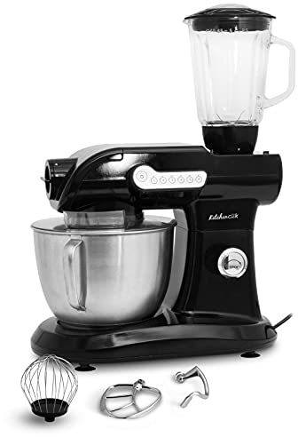 Robot Pétrin 5l Avec Blender En Verre Evolutionb+ Noir Kitchencook