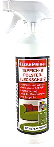 CleanPrince Fleckschutz Teppich- und Polster 500 ml | Teppich Imprägnierspray Polster Fleckenschutz