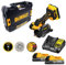 DeWALT DCS438E2T-GB 18V Brushless Cut Off Tool with 2 x 1.7Ah Powerstack Batterys Kitbox and Charger