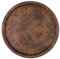 PLATEX - Plateau Limonadier Rond de Service en Croco Brun de 45 cm - Fabrication Française - Plateau Design Décoratif pour La Table - Plateaux Élégants - Antidérapant, Plusieurs Coloris Disponibles
