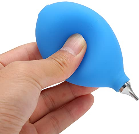 Luqeeg Mini Squeeze Ball Pump, Silicone Dust Cleaner Air Blower for Hearing Aids, Camera Lens, Watch, Ear Mold Cleaner Maintenance Cleaning Ball Pump, Hearing Aid Accessories