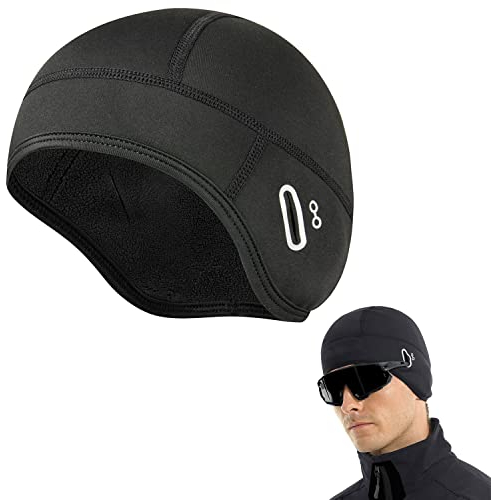 Voarge Wintermütze, Wintermütze Herren Damen, Fahrrad Mütze Winter Winddichte, Laufmütze, Warm Winter Fahrradmütze für Herren Damen, Winddichte Radmütze, Sportmütze, Helmmütze