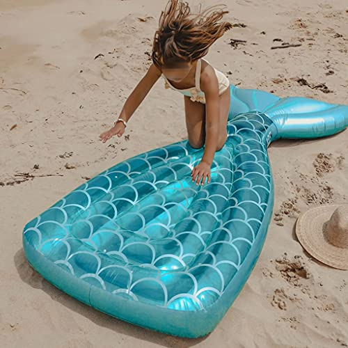 Bringen Sie Spaß in Ihren Sommer mit aufblasbaren Pinguin-Schwimmringen für Kinder und Erwachsene (80 x 195 x 18 cm).