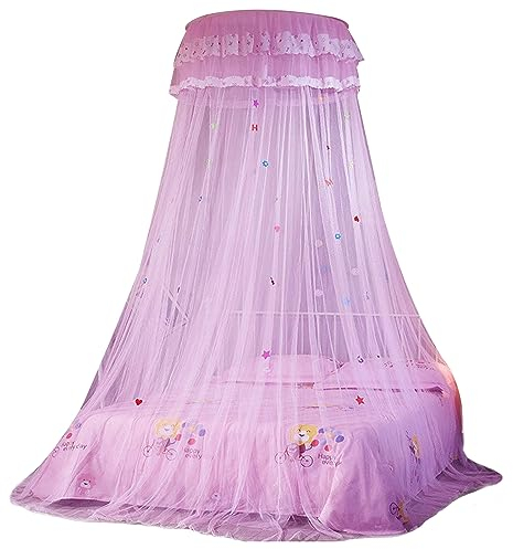 EULAPGOE Moskitonetz Bett, Groß Mückennetz, Prinzessin Moskitonetz, Betthimmel Moskitonetz Doppelbett/Einzelbett für Haus Dekoration Outdoor Camping Gegen Insekten Mücken