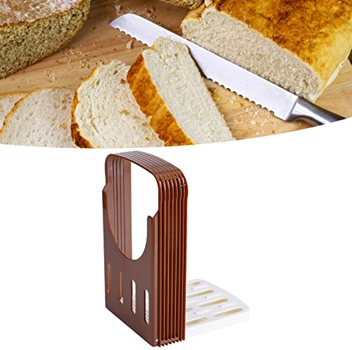 Bread Cutter Bread Toasts Cutter Molds Kitchen Sandwichs Slicing Guide Foldable Tools with 4 Thickness