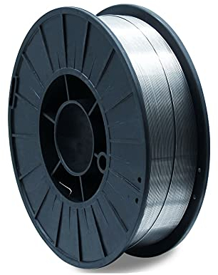 Temhyu Filo di saldatura MIG MIG MAG CORED Wire, senza accessori per saldatrice a gas Filo MIG, rotolo di filo di saldatura da 0,8 mm 5 kg,