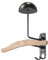 BOWTONG Motorradhelm-Halterung mit Garderobe, Helmwandhalterung, mit 2 Haken für Mäntel, Mützen, Fußballaufhänger, Baseb Helm