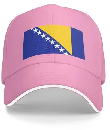 Bosnien Und Herzegowina-Baseballkappe, Sonnenhut Mit Klassischem Flaggenaufdruck, Verstellbare Trucker-Kappe Mit Uv-Schutz Für Den Sommer, Originelle Patriotische Fußball-Rugby-Kappe Als Souvenir